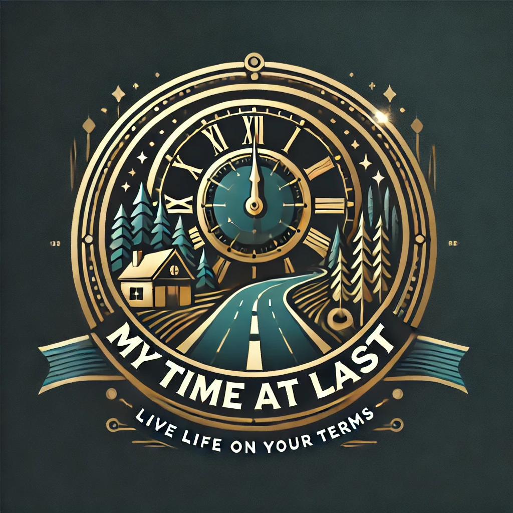DALL·E 2024-10-08 13.31.07 - A high-quality, professional logo design featuring a clock, a winding road, a house, and trees, with gold and teal accents. The design should be sleek DALL·E 2024-10-08 13.31.07 - A high-quality, professional logo design featuring a clock, a winding road, a house, and trees, with gold and teal accents. The design should be sleek